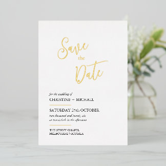 Carte Élégante de Mise à Jour de Date, design laco