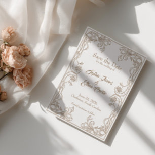 Carte Élégante de Mise à Jour de Date – Filigrane