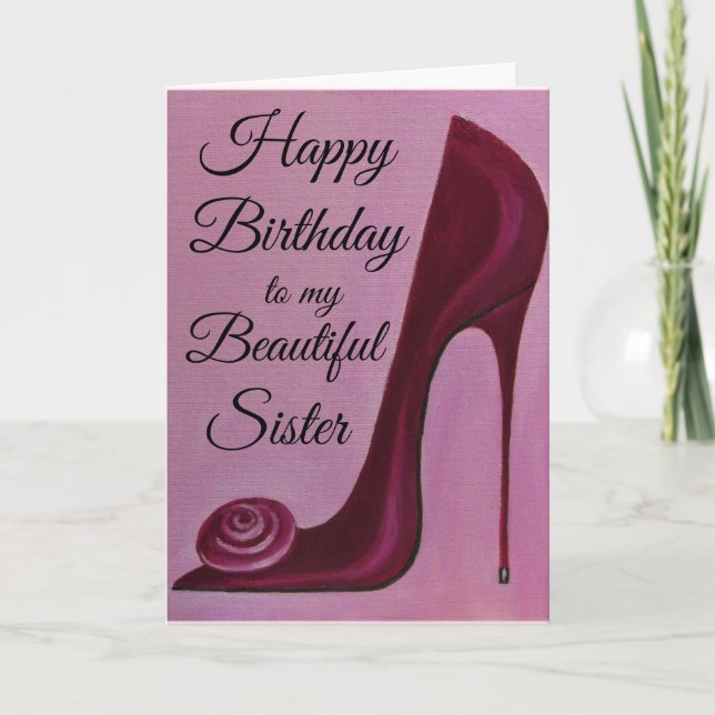 Carte Elégante et à la mode/carte d'anniversaire pour un (Devant)