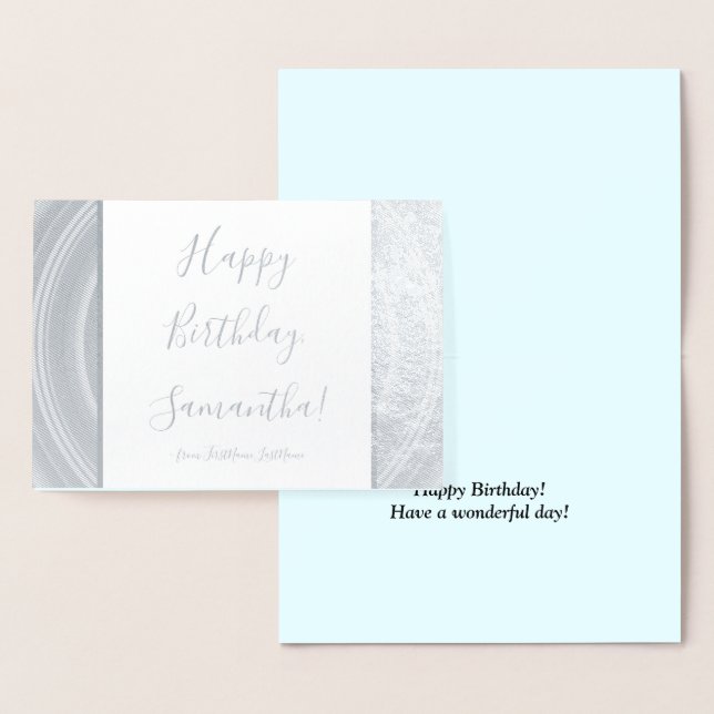 Carte élégante et sophistiquée "Joyeux anniversair (Affichage)