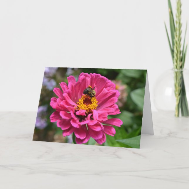 Carte Elégante fleur rose fleur maman fleur marguerite a (Devant)