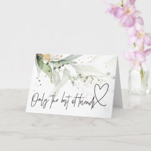 Carte Élégante Grossesse Bébé Révéler Cadeau à l'ami Tan