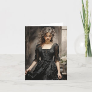 Carte Élégante petite robe noire Vintage style LBD