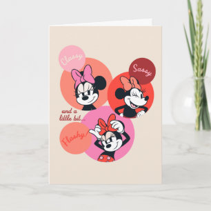 Carte Élégante, Sassy et un peu tape-à-l'œil Minnie