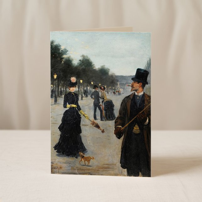 Carte Élégants à Paris | Louis Abel-Truchet (Créateur téléchargé)