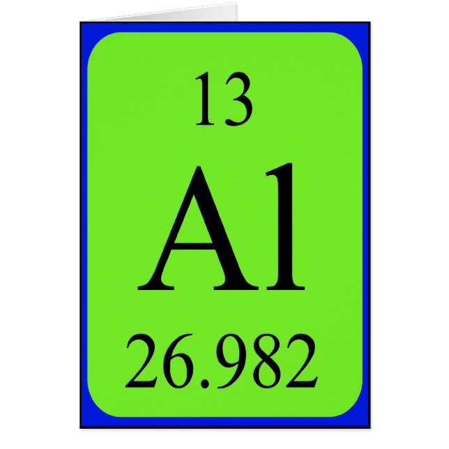 Carte Element 13 - Aluminium (Devant)