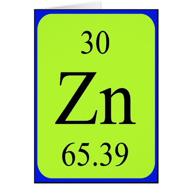 Carte Element 30 - Zinc (Devant)