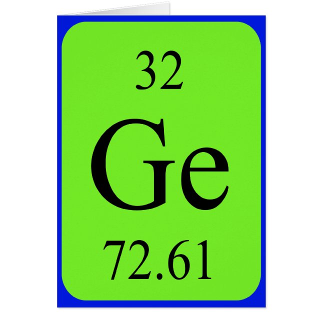 Carte Element 32 - Germanium (Devant)
