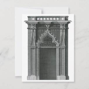 Carte Élément architectural ancien, porte gothique