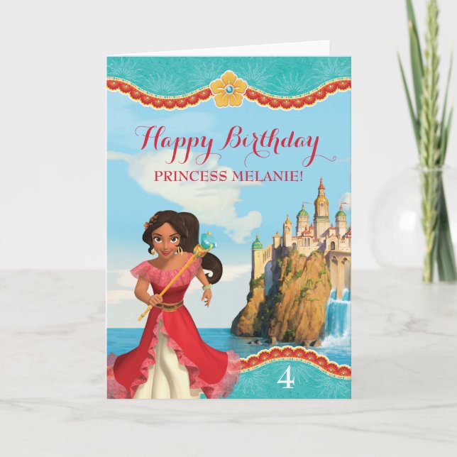 Carte Elena d'Avalor | Anniversaire (Devant)