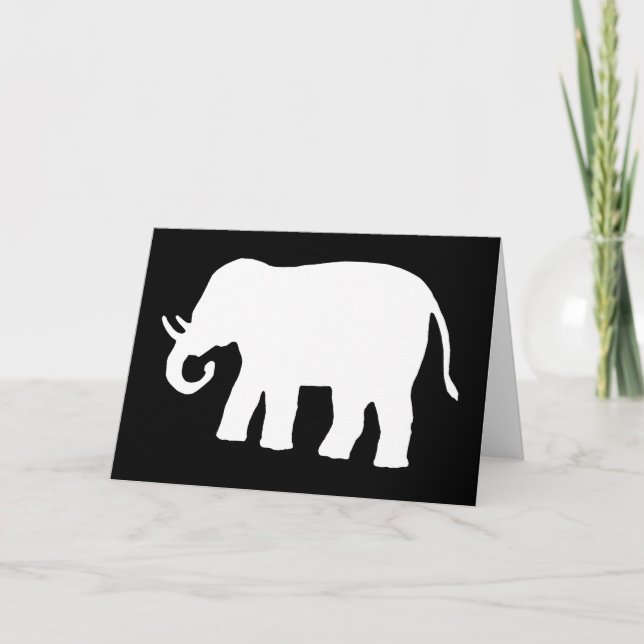 Carte Eléphant blanc (Devant)