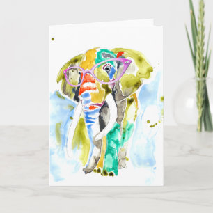 Carte Éléphant de Je-sais-tout-Pantalon