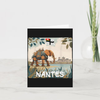 Carte Éléphant de Nantes Graphique Incroyable pour Garço