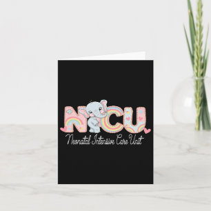 Carte Elephant Nurse Nicu Team Rn Voiture néonatale inte