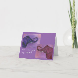 Carte Elephants humoristiques 79e anniversaire