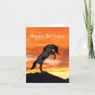 Carte Élevage Horloge d'Anniversaire