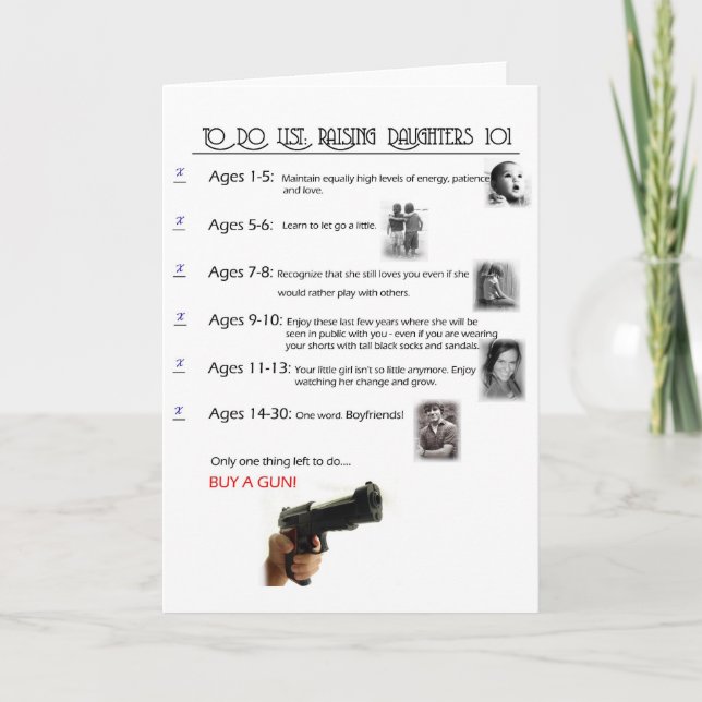 Carte Élever des filles 101 (Devant)