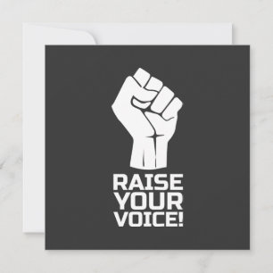 Carte Élevez Votre Voix 1 W