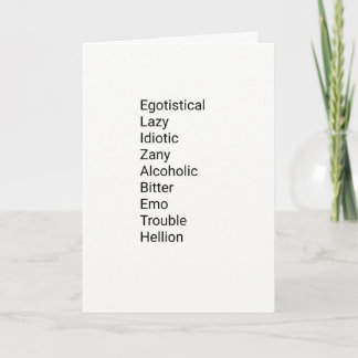 Carte Elizabeth Birthday
