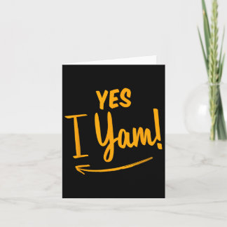 Carte Elle est ma pomme de terre douce Je suis en train 