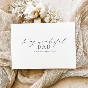 Carte Ellesmere À Mon Merveilleux Jour De Mariage Papa