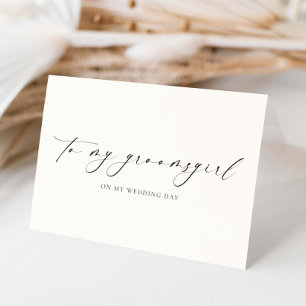 Carte Ellesmere pour la journée de mariage de ma demoise