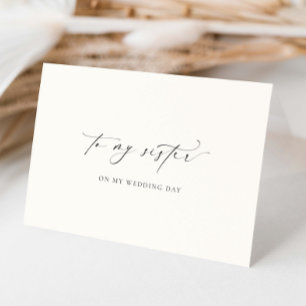 Carte Ellesmere Pour Le Jour De Mon Mariage Avec Ma Soeu