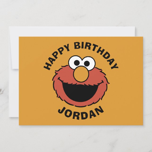 Carte Elmo Smiling Face (Devant)