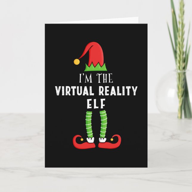 Carte Élue de la réalité virtuelle Cadeau de Noël pour l (Devant)