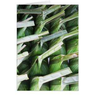 Carte Emballée Banana Leaf Packets