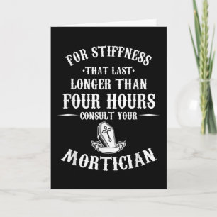 Carte Embalmer Mortuary Funeral Director Consultez votre