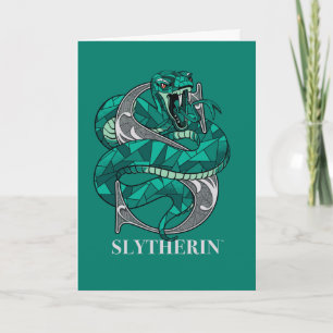 Carte Emblème croisé SLYTHERIN™