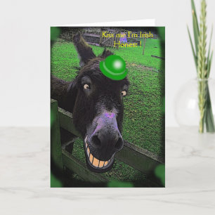 Carte , Embrasse-moi, je suis Irlandais honnête !