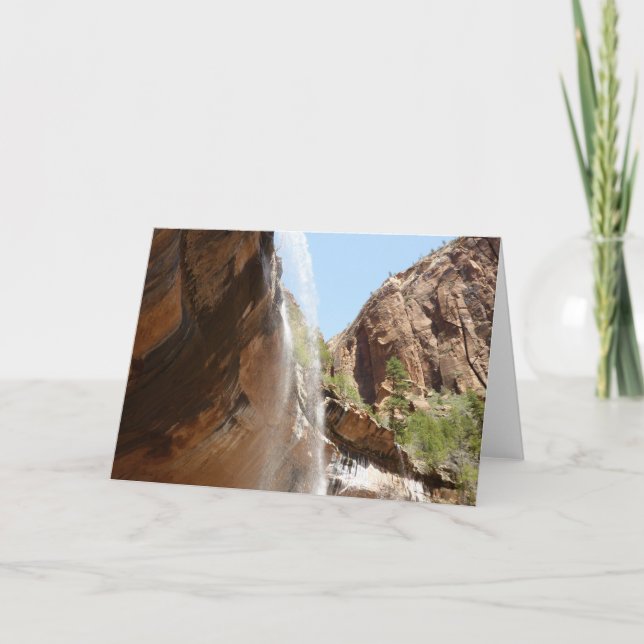 Carte Emerald Pool Falls II du parc national de Zion (Devant)