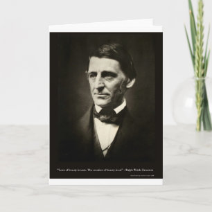 Carte Emerson Love Of Beauty Is Taste Love Citations Cad