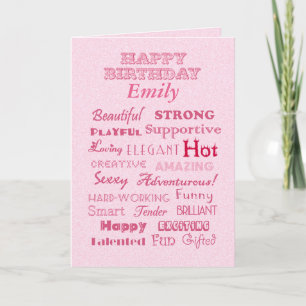 Carte Emily Joyeux Anniversaire Paroles de louanges