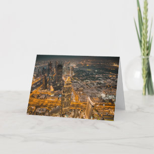Carte Émirats de Dubaï, Burj Khalifa,
