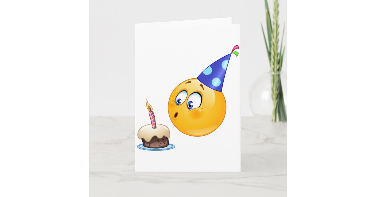 Carte Emoji D Anniversaire Zazzle Ca