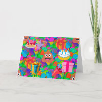 emoji de dunette de joyeux anniversaire