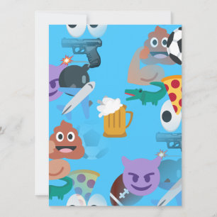 Carte emoji garçon