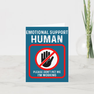 Carte Emotional Support Human Halloween Costume Hallowee
