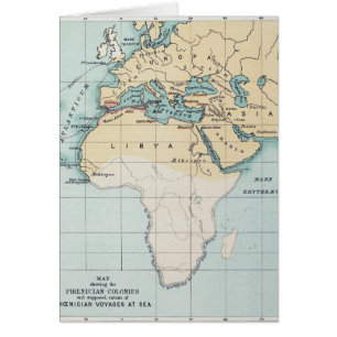 CARTE : EMPIRE PHÉNICIEN