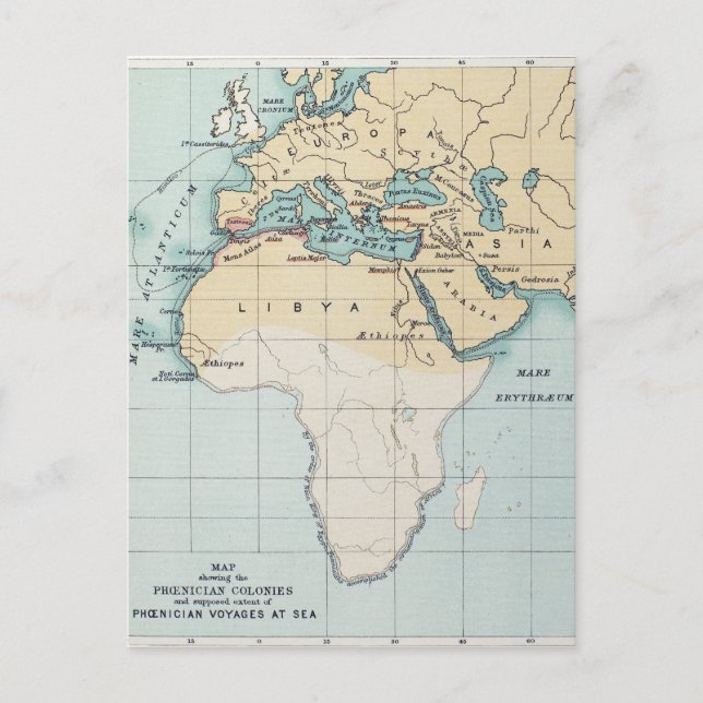 CARTE : EMPIRE PHOÉNICIEN (Devant)