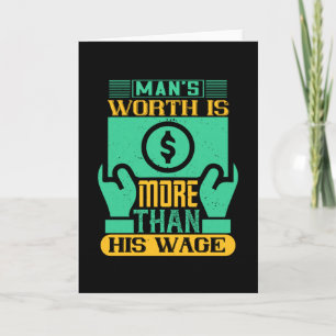 Carte Emploi - La valeur de l'homme est plus que son sal