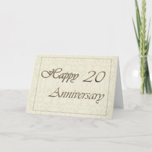 Carte Employé 20e anniversaire Nouvelle classe