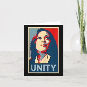Carte Empower Unity Kamala Harris Hope Poster 47 Rally W