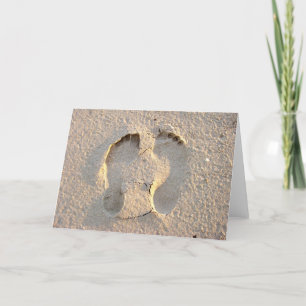 Carte Empreintes dans le sable