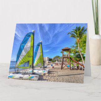Carte Empreintes de plage des Caraïbes
