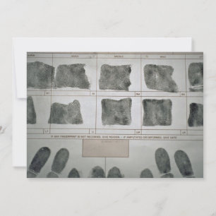 Carte Empreintes digitales