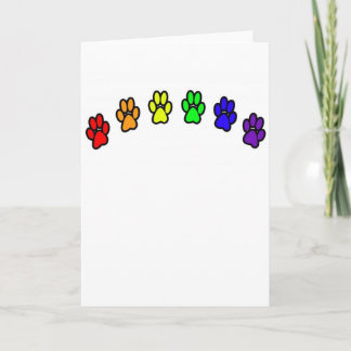 Carte Empreintes Rainbow